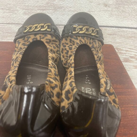 Mephisto ballet flat animal print air relax slip on womens 8+8 1/2 comfort shoe - Picture 9 of 14